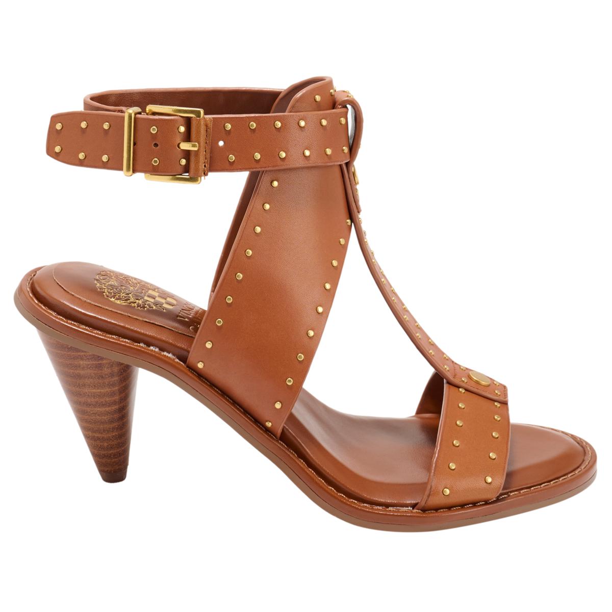 Vince Camuto Faunie Studded Leather Dress Sandal | HSN