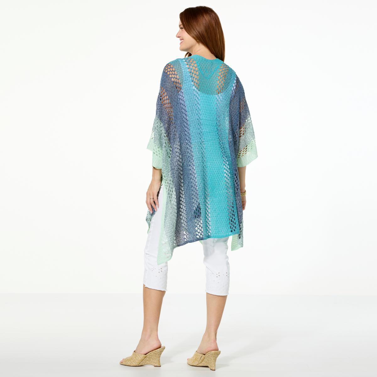 Vince Camuto Ombre Open Knit Topper - 23545003 | HSN
