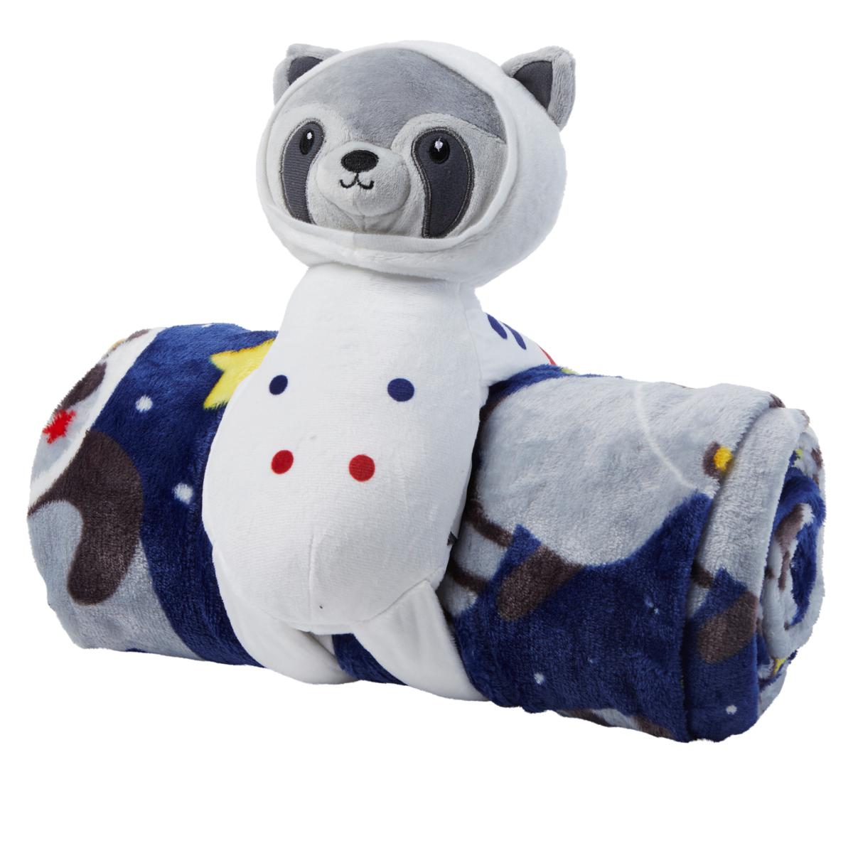 Warm & Cozy Huggable Friend and Throw Gift Set 9554908 HSN