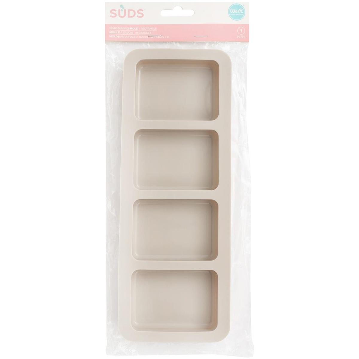 We R Memory Keepers SUDS Soap Maker Mold Rectangle, 4 Cavity