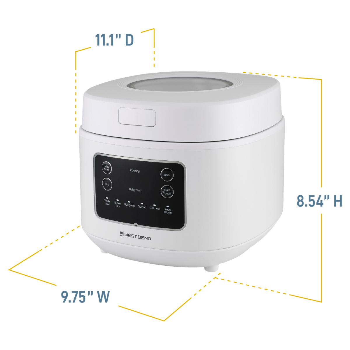 West Bend 12-Cup Multifunction Rice & Grain Cooker