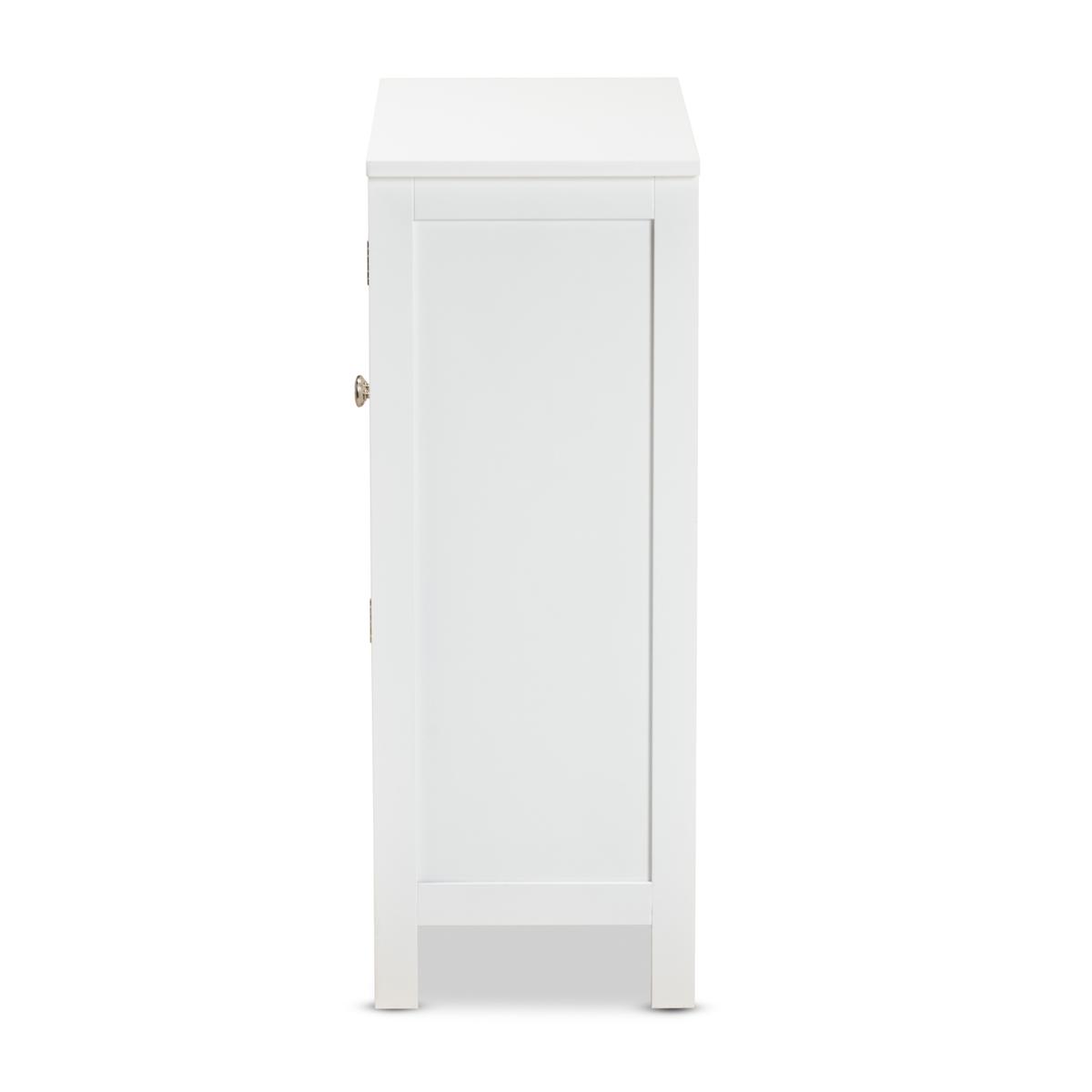 Shop Baxton Studio Jaela Modern and Contemporary White Finished