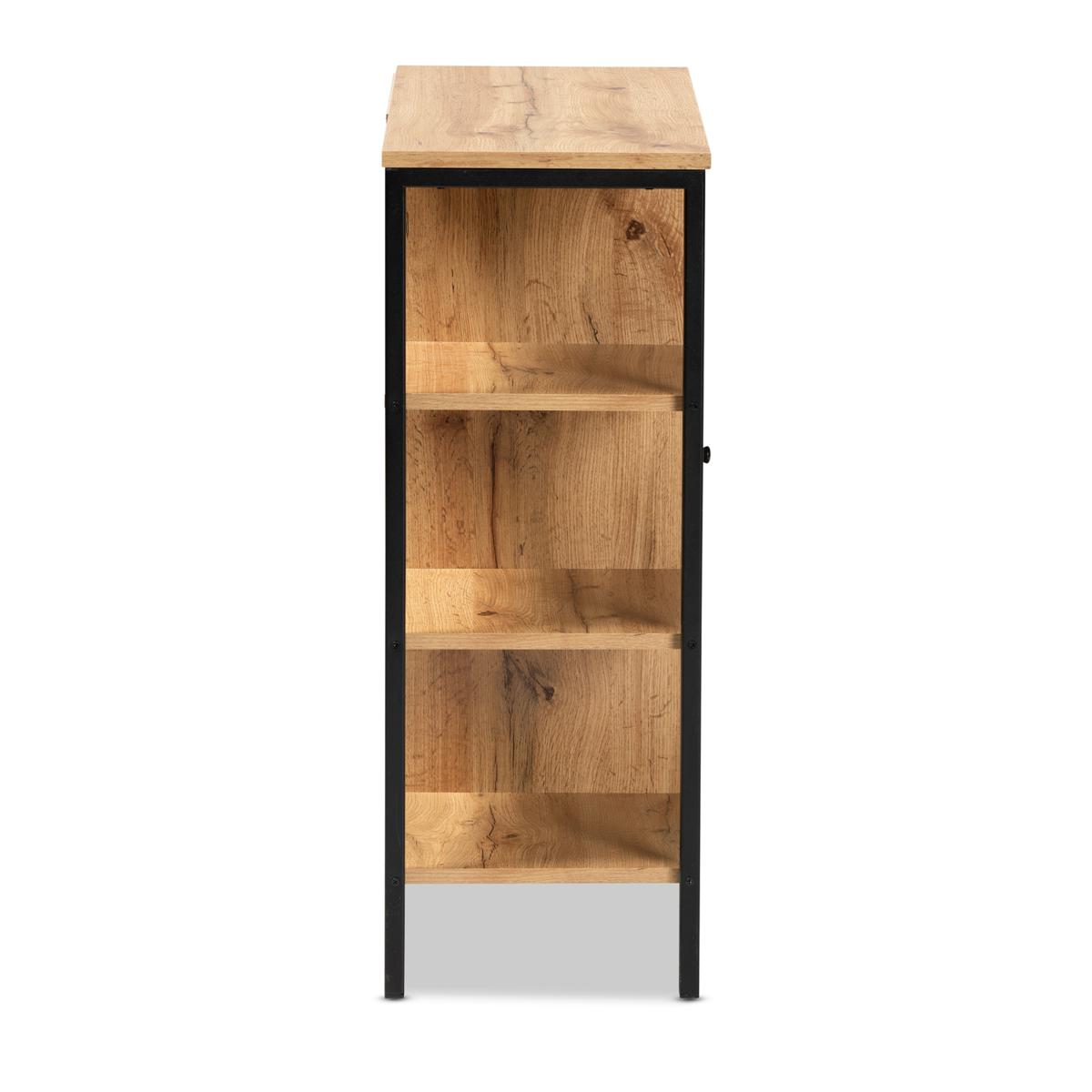 Vara Hall Tree Shoe Storage Cabinet | Qsun Brown