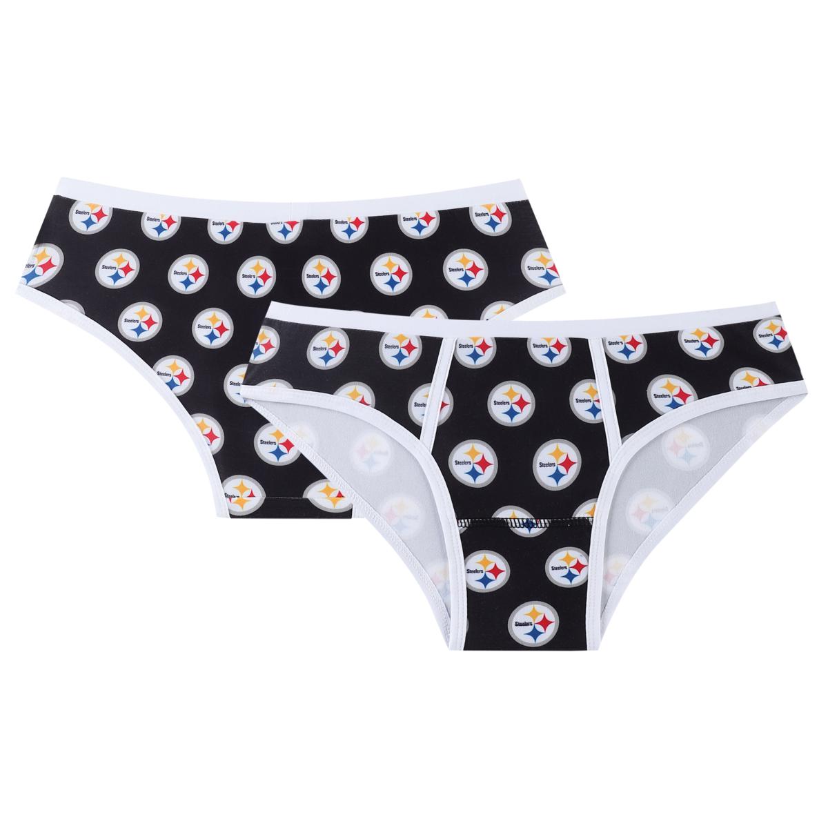 Women's Concepts Sport Black Pittsburgh Steelers Gauge Allover Print