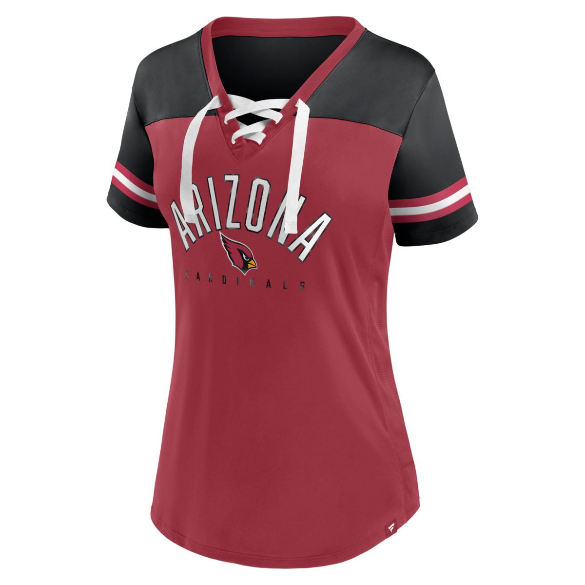 Women s Fanatics Branded Cardinal Black Arizona Cardinals Blitz