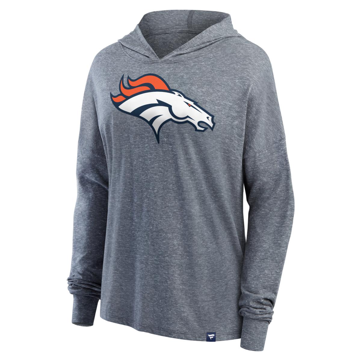 Women s Fanatics Branded Heather Gray Denver Broncos Cozy Primary