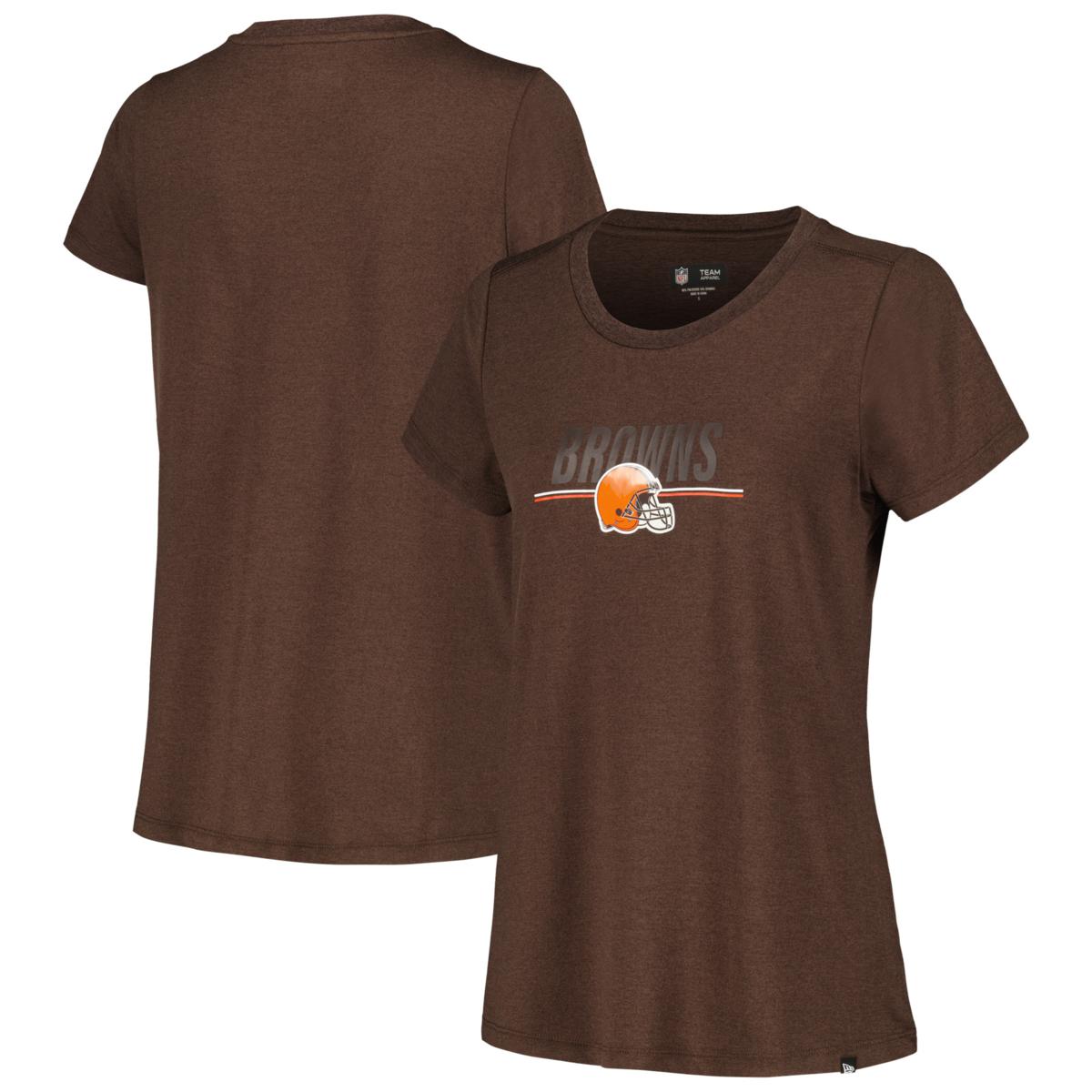 Women's New Era Brown Cleveland Browns 2023 NFL Training Camp T