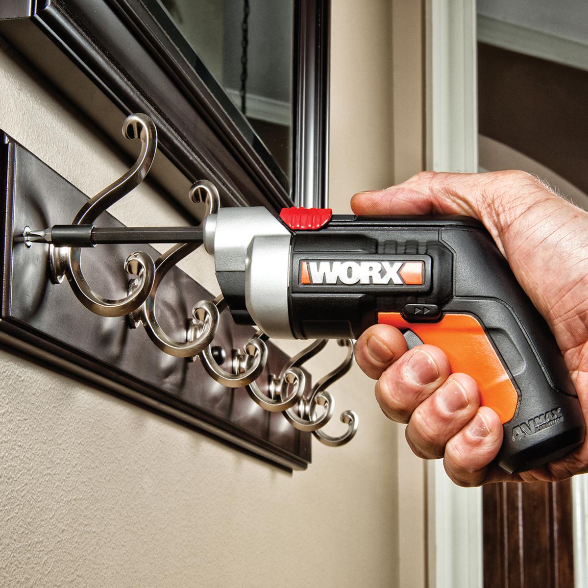 Worx 4V Cordless XTD Extended Reach Rechargeable Screwdriver