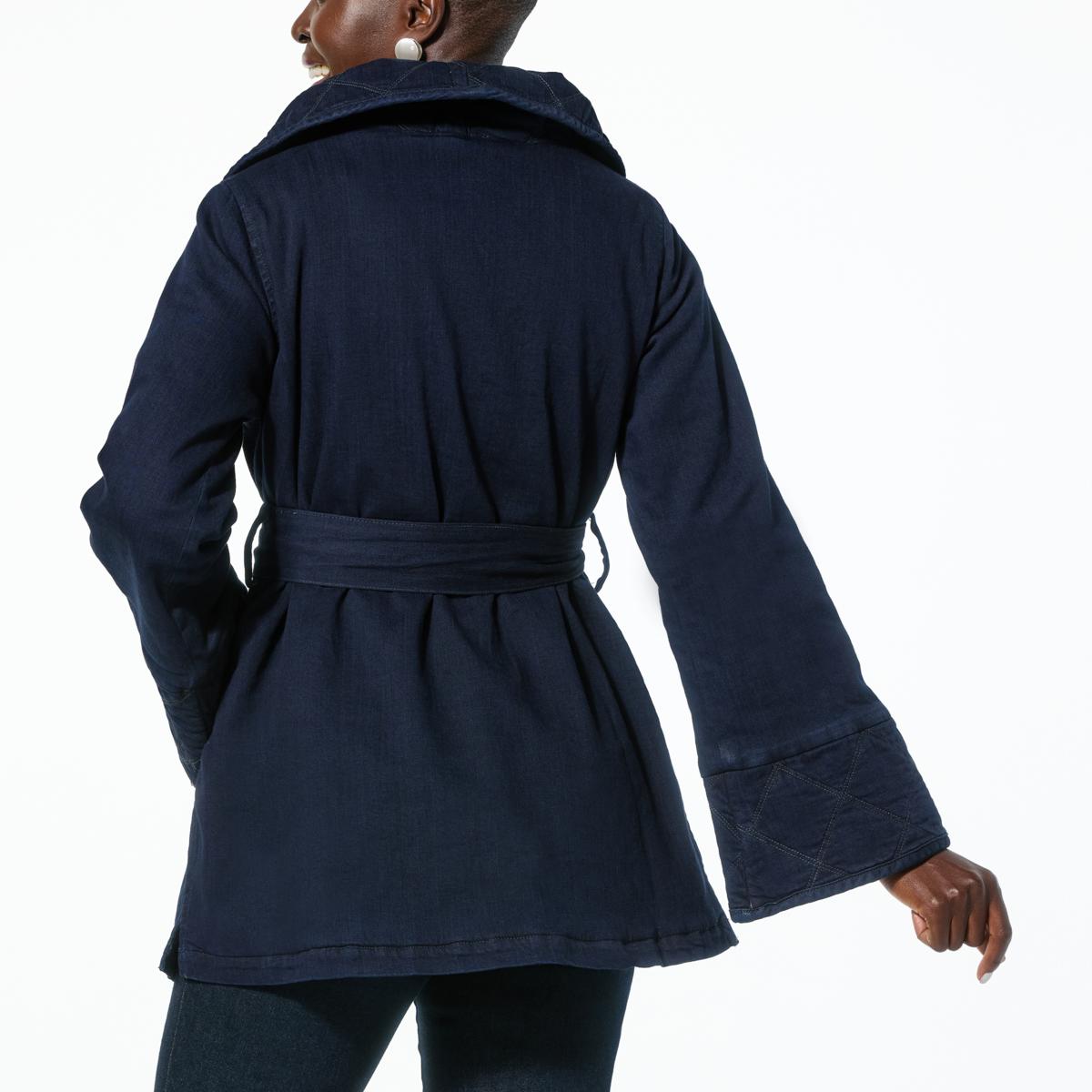 WynneDenim Quilted Denim Jacket - 21647229 | HSN