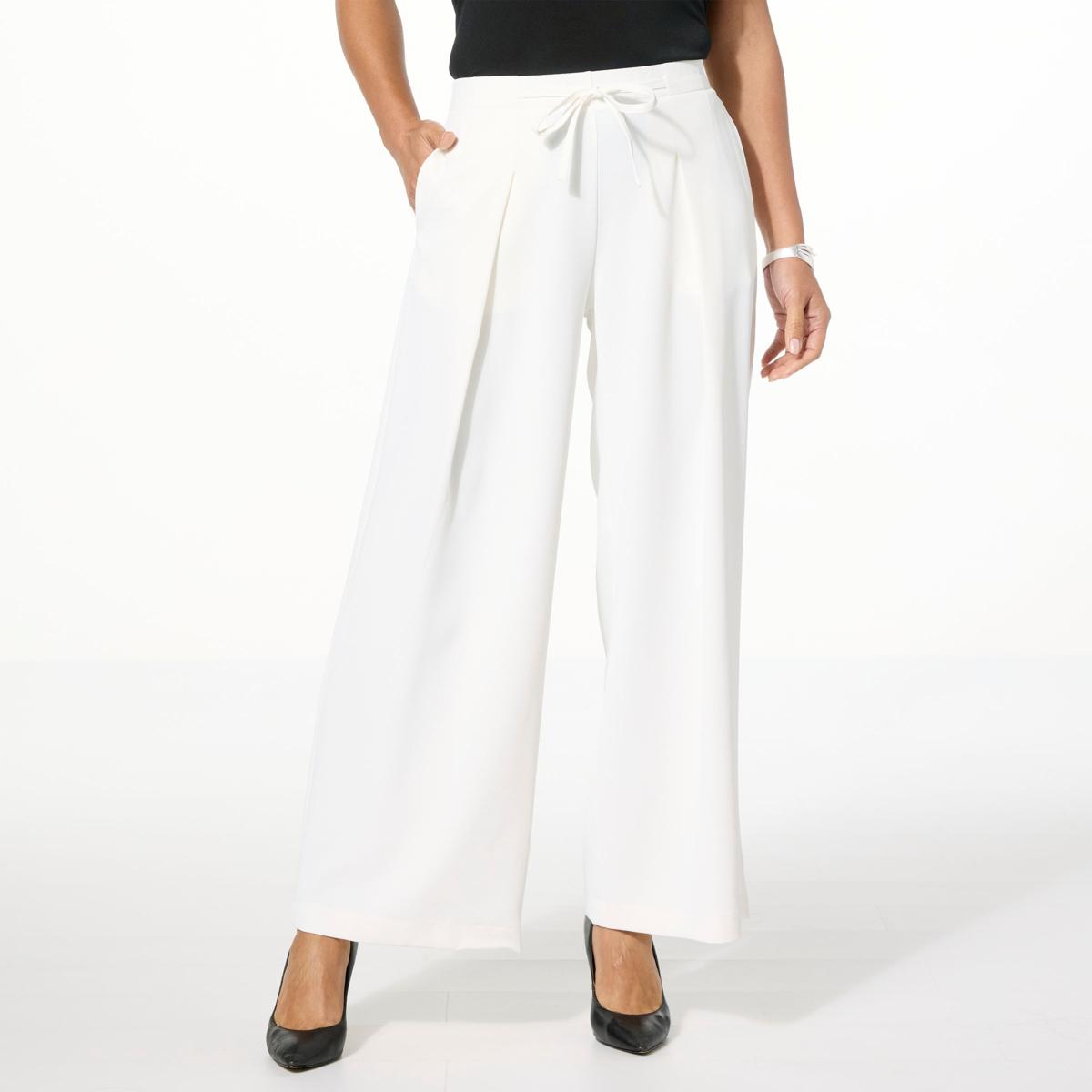 WynneLayers Drapey Twill Front Pleat Pant - 22135051 | HSN