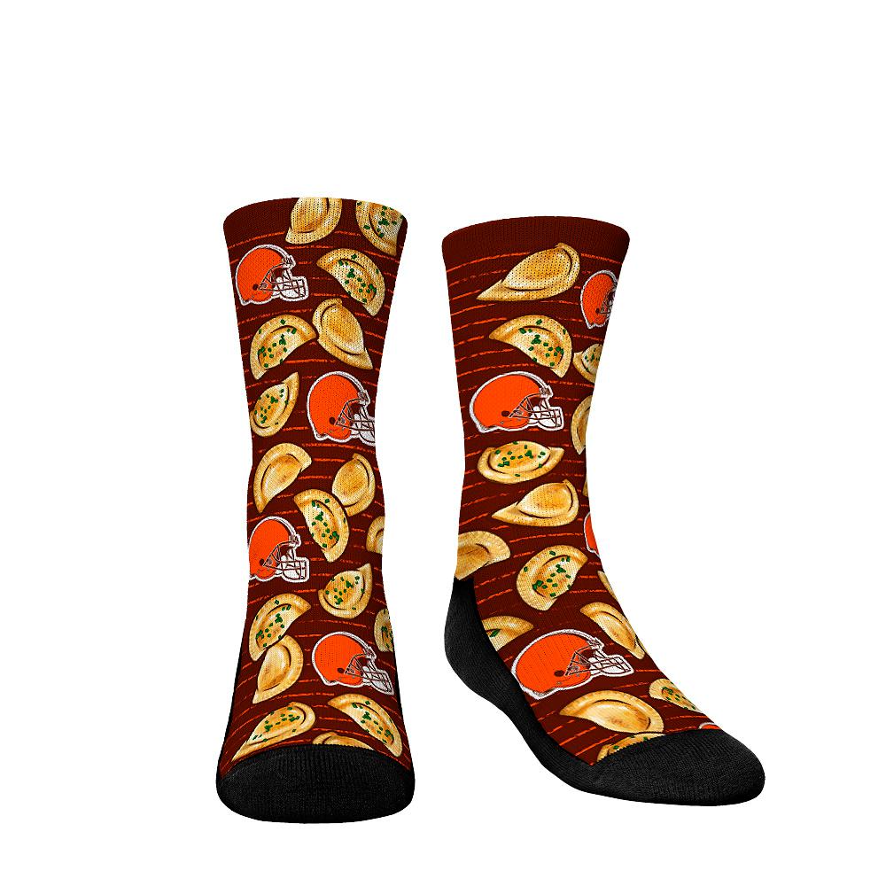 Youth Rock Em Socks Cleveland Browns Localized Food Crew Socks ...