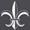 Fleur De Lis Black