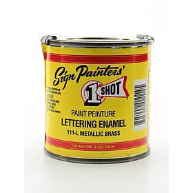 1-Shot Lettering Enamel Pint - Metallic Brass 111L