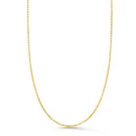 14K Gold Adjustable 22" Box Chain