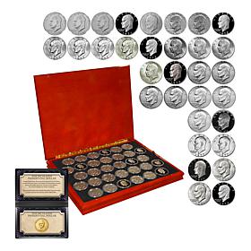 1971-1978 Eisenhower Dollar 32-Coin Set and 2015 Presidential Dollar