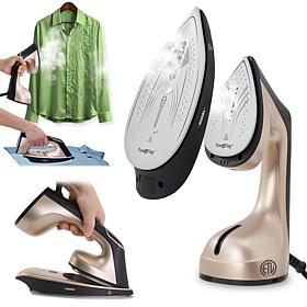 2-in-1 Full-Sized Iron and Handheld Steamer with LCD Display