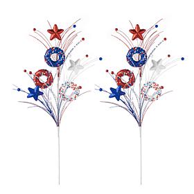2-Pack 28" Patriotic Donut Picks
