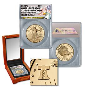2026 PR70 ANACS Advance Release 1 oz. Gold $50 Gold Eagle Coin