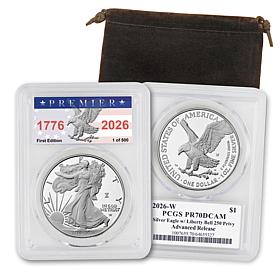 2026 Proof Silver Eagle Premier PCGS 70 Advanced Release