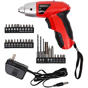25 piece 4.8-Volt Cordless Screwdriver with LED