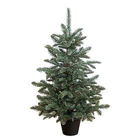 3-ft Christmas Pine Tree with 118 LED Lights by Nearly Natural