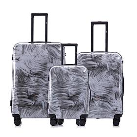 3-Piece Lightweight Durable ABS Luggage Set