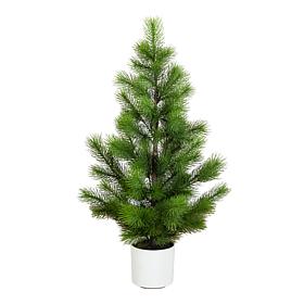4-ft Real Touch Masson Pine Christmas Tree by Nearly Natural