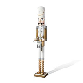 42" H Wooden Christmas Deluxe Gold Dressed Nutcracker Soldier