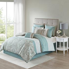 510 Design Shawnee 8-Piece Comforter Set Blue Queen