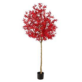 6Ft. Autumn Maple Artificial Fall Tree