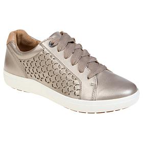 Aetrex Courtney Cutout Lace Up Arch Support Sneakers