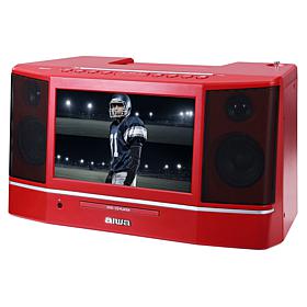 Aiwa 10" TV Screen with CD, DVD, Bluetooth and Mirror Cast 