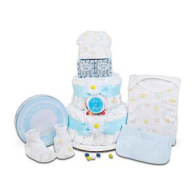Alder Creek Boy's Two-Tier Diaper Cake