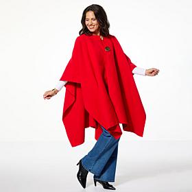 Allison Brown NY Dramatic Cape with Mega Buttons