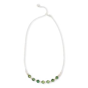 Amber Extraordinaire Adjustable Amber Bead Chain Necklace