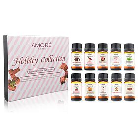 Amore Paris 10-Pack Holiday Collection Essential Oil Set