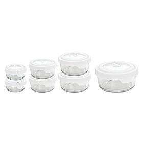 Anchor Hocking 14 Piece Glass Food Storage Bowls with Lids