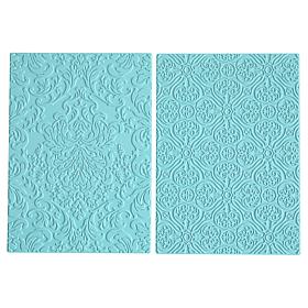 Anna Griffin® Gilded Damask Hot Foil Plates - Set of 2