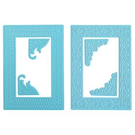 Anna Griffin® Gilded Ironwork Frame & Corner Hot Foil Plates- Set of 6