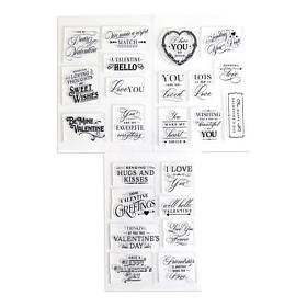 Anna Griffin® Lovely Sentiment Stamps - Set of 23