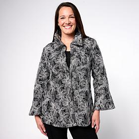 Antthony Novelty Lace & Soutache Long Sleeve Jacket
