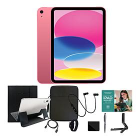 Apple 11 iPad 11th Gen 512GB w/Keyboard, Case & Starter Bundle - Pink