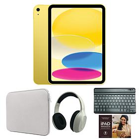 Apple iPad 11" 11th Gen 128GB with Bluetooth Keyboard & Headphones