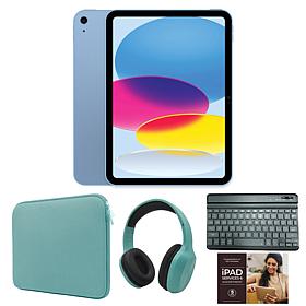 Apple iPad 11" 11th Gen 128GB with Bluetooth Keyboard & Headphones