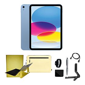 Apple iPad 11" 11th Gen Blue 512GB Wi-Fi Bundle w/Case & Voucher
