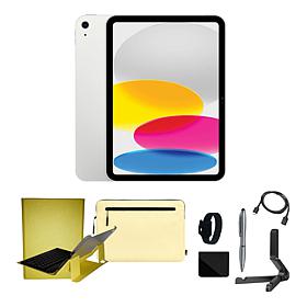 Apple iPad 11" 11th Gen Silver 512GB Wi-Fi Bundle w/Case & Voucher