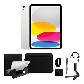 Apple iPad 11" 11th Gen Silver 512GB Wi-Fi Bundle w/Case & Voucher