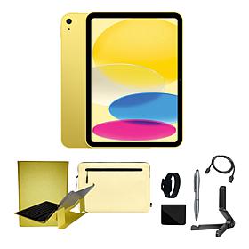 Apple iPad 11" 11th Gen Yellow 512GB Wi-Fi Bundle w/Case & Voucher