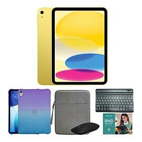Apple iPad 11" Gen 11 Yellow 512GB Tablet with Ombre TPU Case