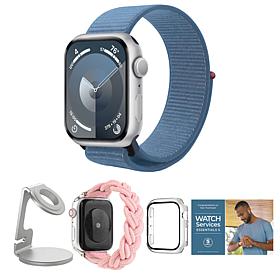 Apple Watch SE 2nd Gen with Bands, Charger & Stand